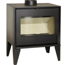 Poêle à bois avec vitre