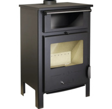 Poêle avec fenêtre