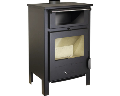 Poêle avec fenêtre