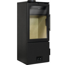 Poêle avec fenêtre