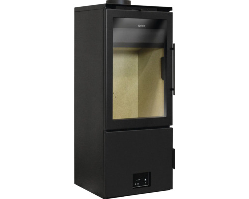 Poêle avec fenêtre