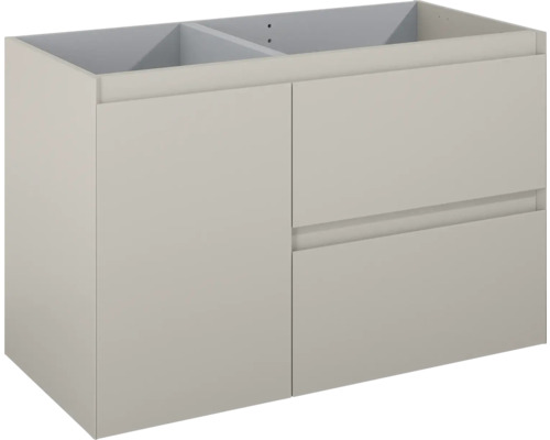 Jungborn DECEM Waschtischunterschrank BxHxT 100x63.5x45.8 cm fume matt