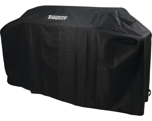Schwarze Grillabdeckung der Marke Tenneker
