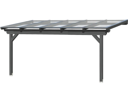 Carport avec toit transparent