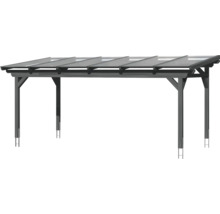 Toiture pour terrasses SKAN HOLZ Sanremo 648x300 cm gris ardoise