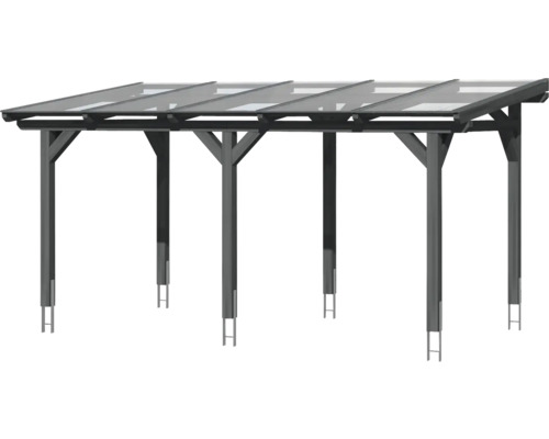 Toit de terrasse en bois avec toit en verre
