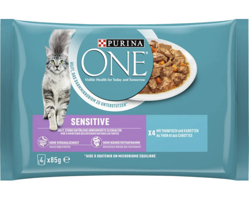 Purina One Sensitive Thunfisch 4x85 g