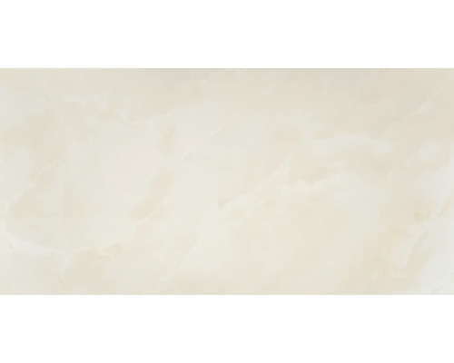Feinsteinzeug Wand- und Bodenfliese Sheffield ivory poliert BxLxS 59x119x1 cm