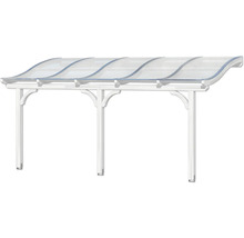 Toiture pour terrasse SKAN HOLZ Venezia 541x339 cm blanc
