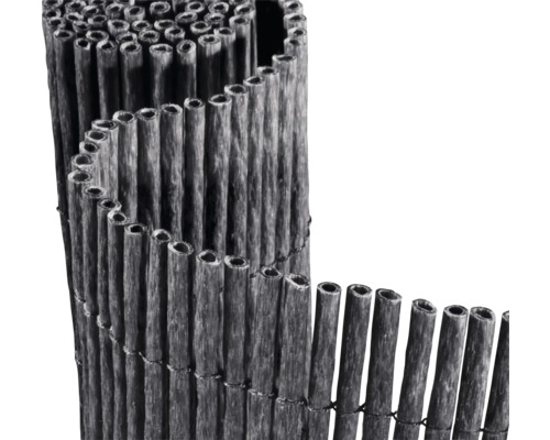 Brise-vue Konsta Premium Plus 300 x 90 cm anthracite Tapis de bambou comme écran d''intimité
