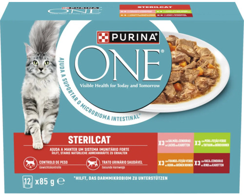 Purina One sterilcat boeuf 12x85 g