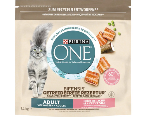 Purina One Grain Free Adult Lachs 1.1 kg