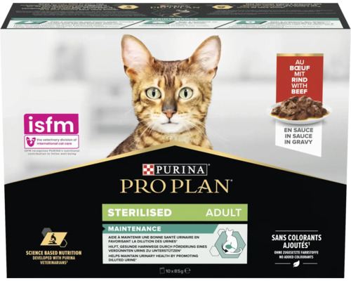 Pro Plan Cat Adult Ster Rind 10x85 g