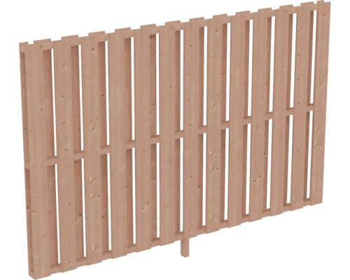 Clôture en bois pour délimiter la propriété
