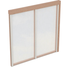 Paroi latérale SKAN HOLZ für Toiture pour terrasses 205x200 cm douglasie nature