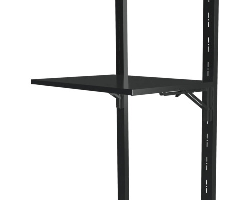 Table pliante pour les maisons premium Konsta 70x50 cm noir