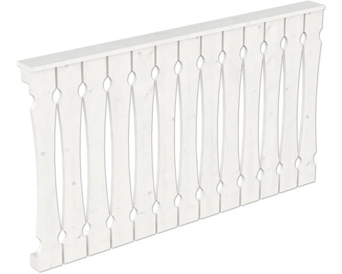 Holzzaun mit vertikalen Latten