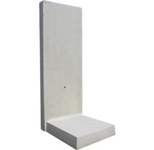 L-Stein Winkelstein bewehrt grau 50 x 12 x 205 cm Fusstiefe = 115 cm