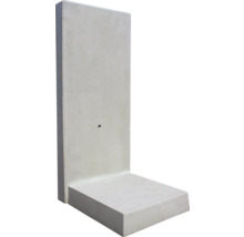 L-Stein Winkelstein bewehrt grau 50 x 12 x 180 cm Fusstiefe = 100 cm
