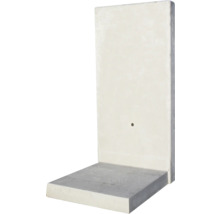 L-Stein Winkelstein bewehrt grau 50 x 12 x 155 cm Fusstiefe = 85 cm