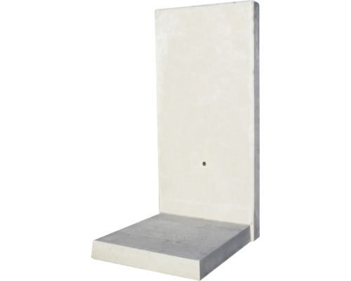 L-Stein Winkelstein bewehrt grau 50 x 12 x 155 cm Fusstiefe = 85 cm L-Stein Winkelstein bewehrt grau 50 x 12 x 155 cm Fusstiefe = 85 cm