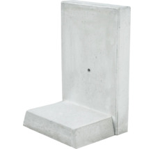 L-Stein Winkelstein bewehrt grau 50 x 12 x 55 cm Fusstiefe = 30 cm