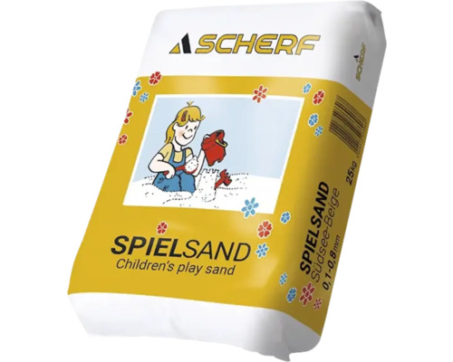 Spielsand 0,1-0,8 mm 25 kg Südsee-Beige