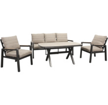 Ensemble de meubles de jardin avec table, canapé et chaises pour l''extérieur