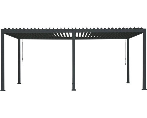 Pergola avec toit à lamelles et quatre poteaux