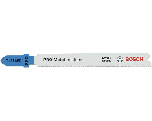 Bosch Lame de scie sauteuse PRO Metal Medium T121AFC 3 pièces Lame de scie sauteuse Bosch Pro Metal medium