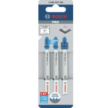Lames de scie sauteuse Bosch T121BFC, adaptées au métal épais, avec revêtement supplémentaire pour une longue durée de vie