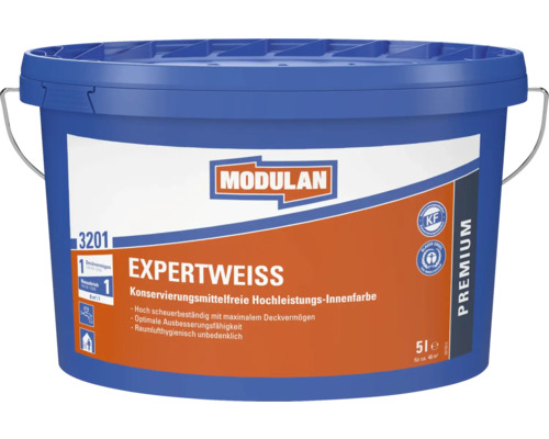 MODULAN 3201 Expertweiss Wandfarbe weiss 5 l