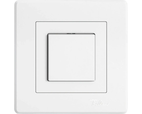 Bouton poussoir ouverture fermeture encastré EDIZIO.liv UP 1L blanc