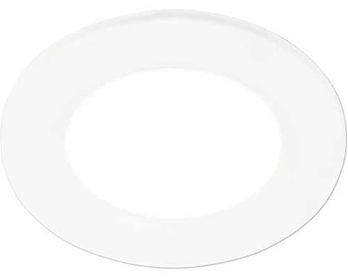 Éclairage à encastrer rigide 1 x LED 12 W Ø 9 cm blanc Joint d''étanchéité blanc