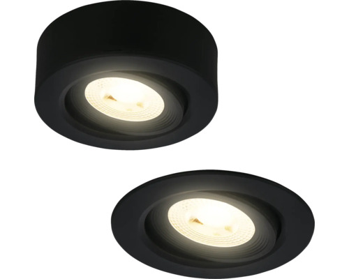 Zwei LED-Einbaustrahler