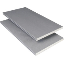 Lame de terrasse Konsta en bois composite Xtra profilé plein gris clair mat 18x260 mm (au mètre à partir de 1,00 m jusqu'à 6,00 m max.)
