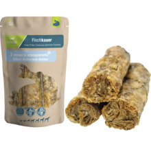 DauerKauer Fischkauer snack pour chien à base de peau de poisson, sans gluten et sans sucre