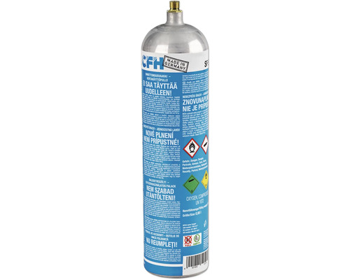 Bouteille d'oxygène de substitution SF 504 (O2) 0,95 l pour fixation soudée SF 3100