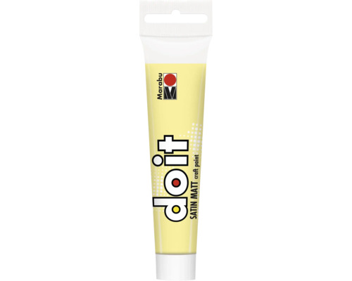 Peinture Marabu DO IT craft paint jaune pastel 36 ml Marabu Do it Peinture loisirs créatifs, tube
