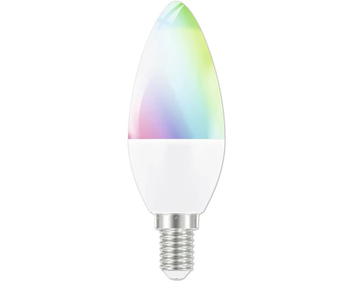 Ampoule LED FLAIR Viyu E14 / 4,8 W ( 40 W ) 470 lm 1800-6500 K + changement de couleur RGBW - compatible avec SMART HOME by hornbach