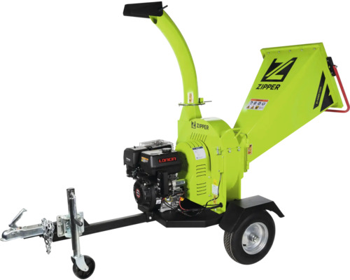 Broyeur à essence Zipper ZI-HAEK15000 Broyeur de branches Zipper avec attelage de remorque