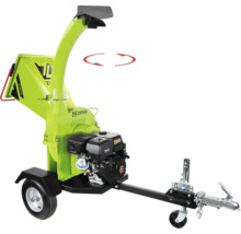 Broyeur de branches Zipper avec attelage de remorque