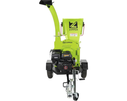 Broyeur de branches ZIPPER Industries avec châssis et attelage de remorque