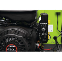 Vue détaillée d''un moteur Loncin 420cc avec interrupteur d''allumage