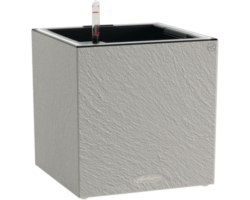 Colonne de fleurs Lechuza CANTO Slatestone 30 x 30 x 30,8 cm gris