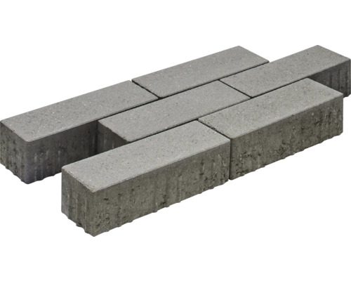 Pavés gris en béton