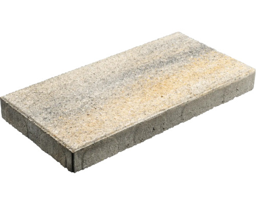 Beton Terrassenplatte Crescendo Trend luna-muschelkalk 50 x 25 x 5 cm Pflasterstein aus Beton