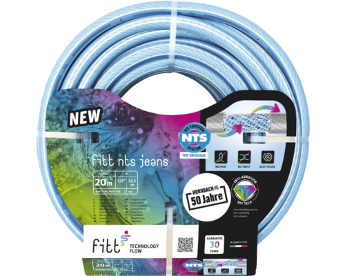 Tuyau d''arrosage Fitt nts Jeans, longueur 20 mètres