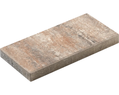 Dalle de terrasse en béton iStone Eco Craft beige coquillage 40x20x4 cm