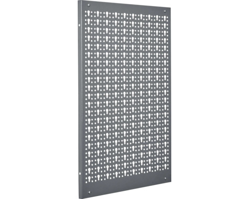 Küpper Panneau arrière perforé 60 x 600 x 15 mm gris